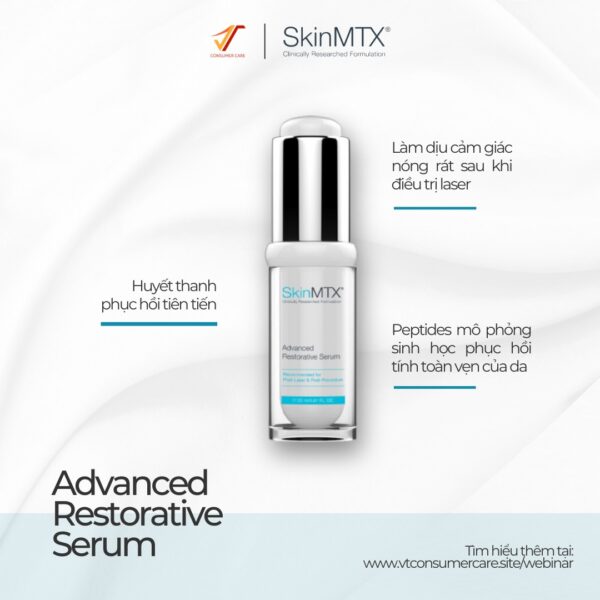 Serum Advanced Restorative – Sản phẩm Dermat - Chăm sóc da chuyên sâu sau liệu trình thẩm mỹ - Hình ảnh 2